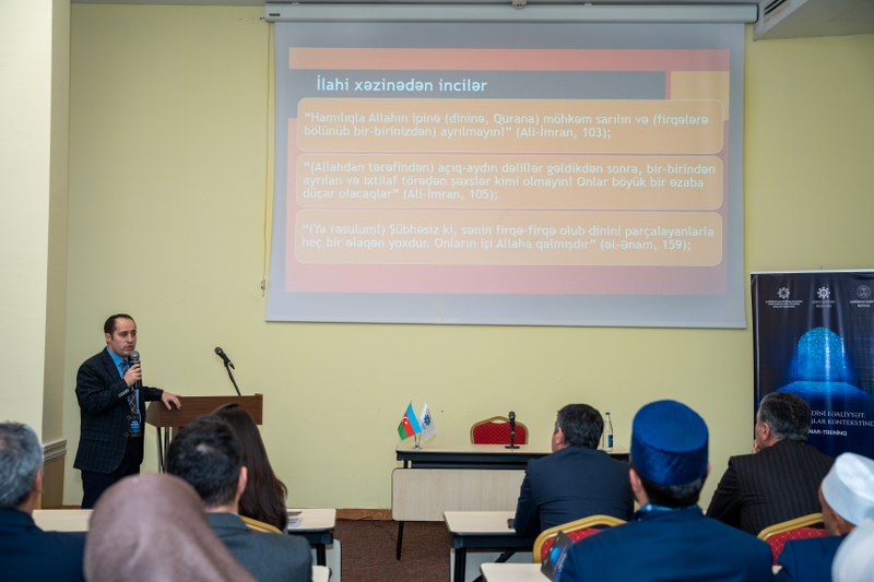 Şəkidə “Peşəkar dini fəaliyyət: müasir çağırışlar kontekstində” mövzusunda seminar-treninq keçirilib - Image 3