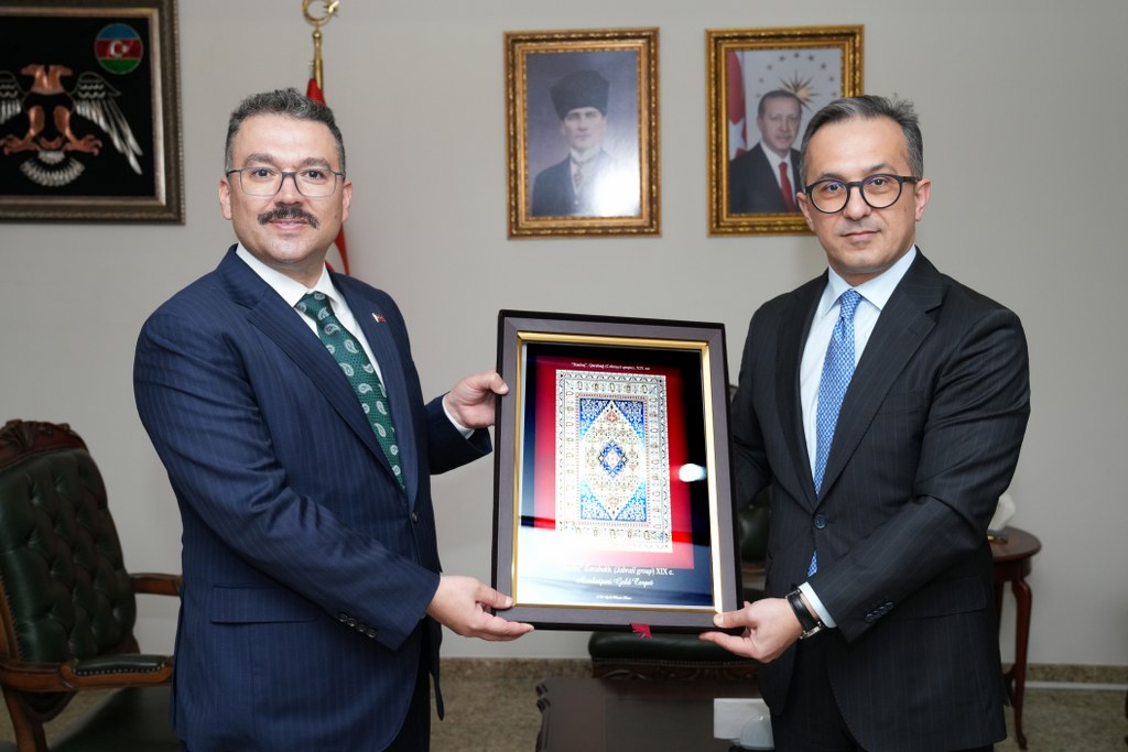Dövlət Komitəsinin nümayəndə heyəti İğdır valisi ilə görüşüb - Image 1