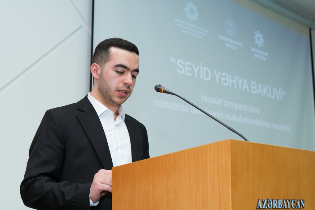 “Seyid Yəhya Bakuvi” təqaüd proqramı üzrə müsabiqə qalibləri mükafatlandırılıb - Image 18