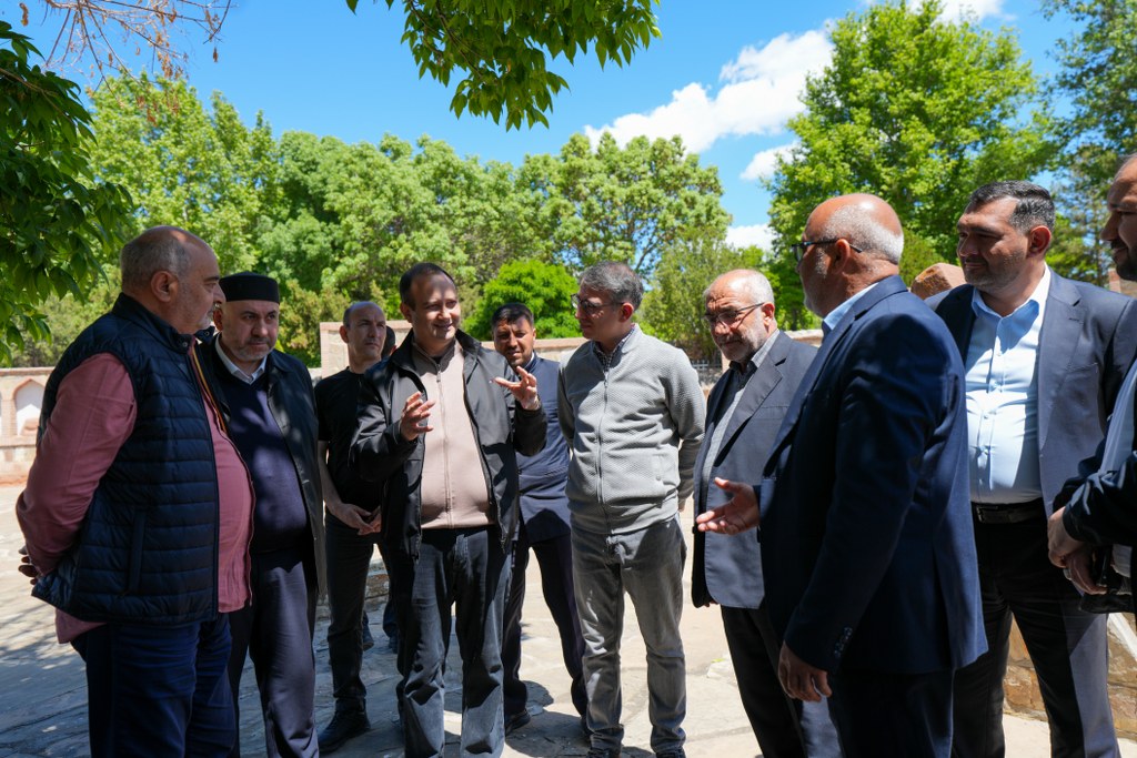 Din xadimlərindən ibarət nümayəndə heyətinin Naxçıvana səfəri yekunlaşıb - Image 15