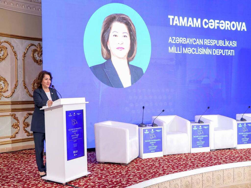 Şamaxıda “Müasir informasiya məkanı və dini etiqad azadlığı” mövzusunda konfrans keçirilib - Image 21