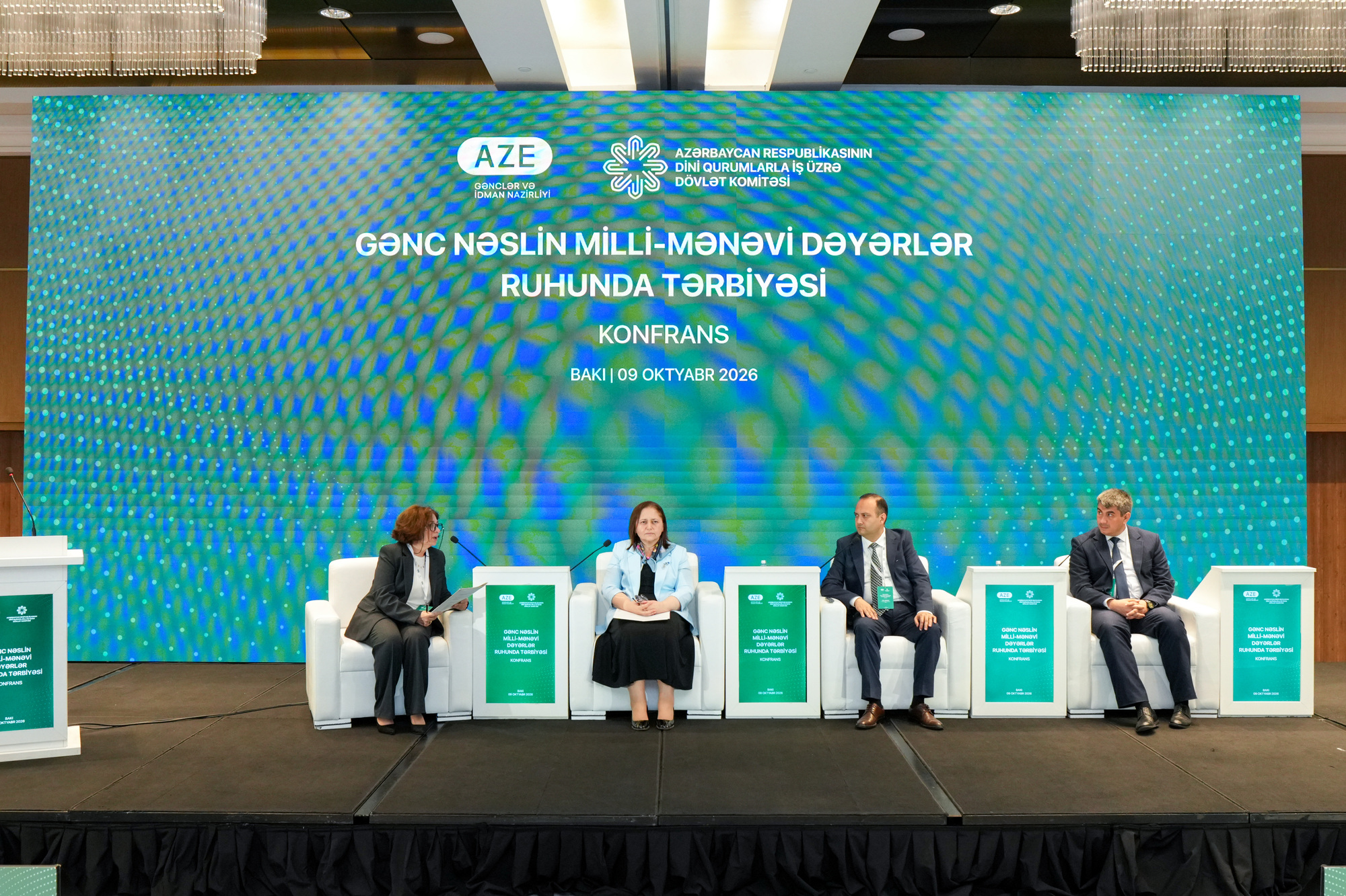 Bakıda “Gənc nəslin milli-mənəvi dəyərlər ruhunda tərbiyəsi” mövzusunda konfrans keçirilib - Image 21