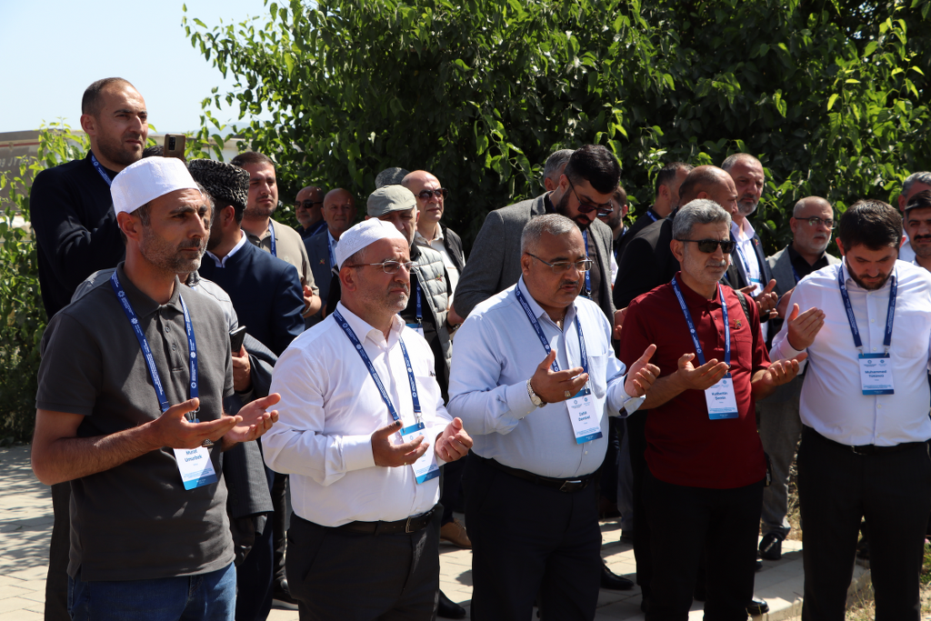 Türkiyə və Gürcüstandan olan din xadimləri Ağdam Cümə məscidində olublar - Image 15