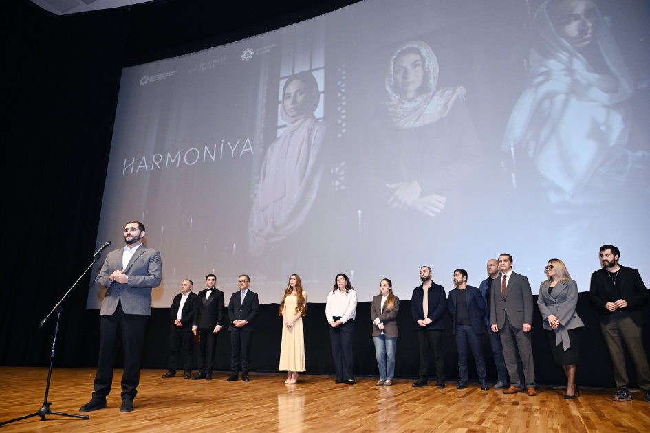 Arzu Əliyeva “Harmoniya” sənədli filminin təqdimatında iştirak edib - Image 11