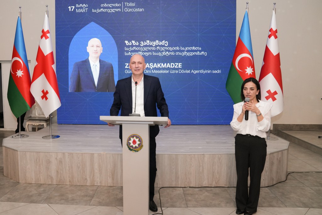 Dövlət Komitəsi Ramazan ayı ilə əlaqədar Gürcüstanın Rustavi şəhərində iftar mərasimi təşkil edib - Image 10