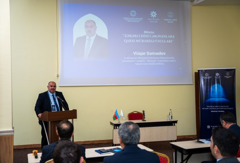 Şəkidə “Peşəkar dini fəaliyyət: müasir çağırışlar kontekstində” mövzusunda seminar-treninq keçirilib - Image 12