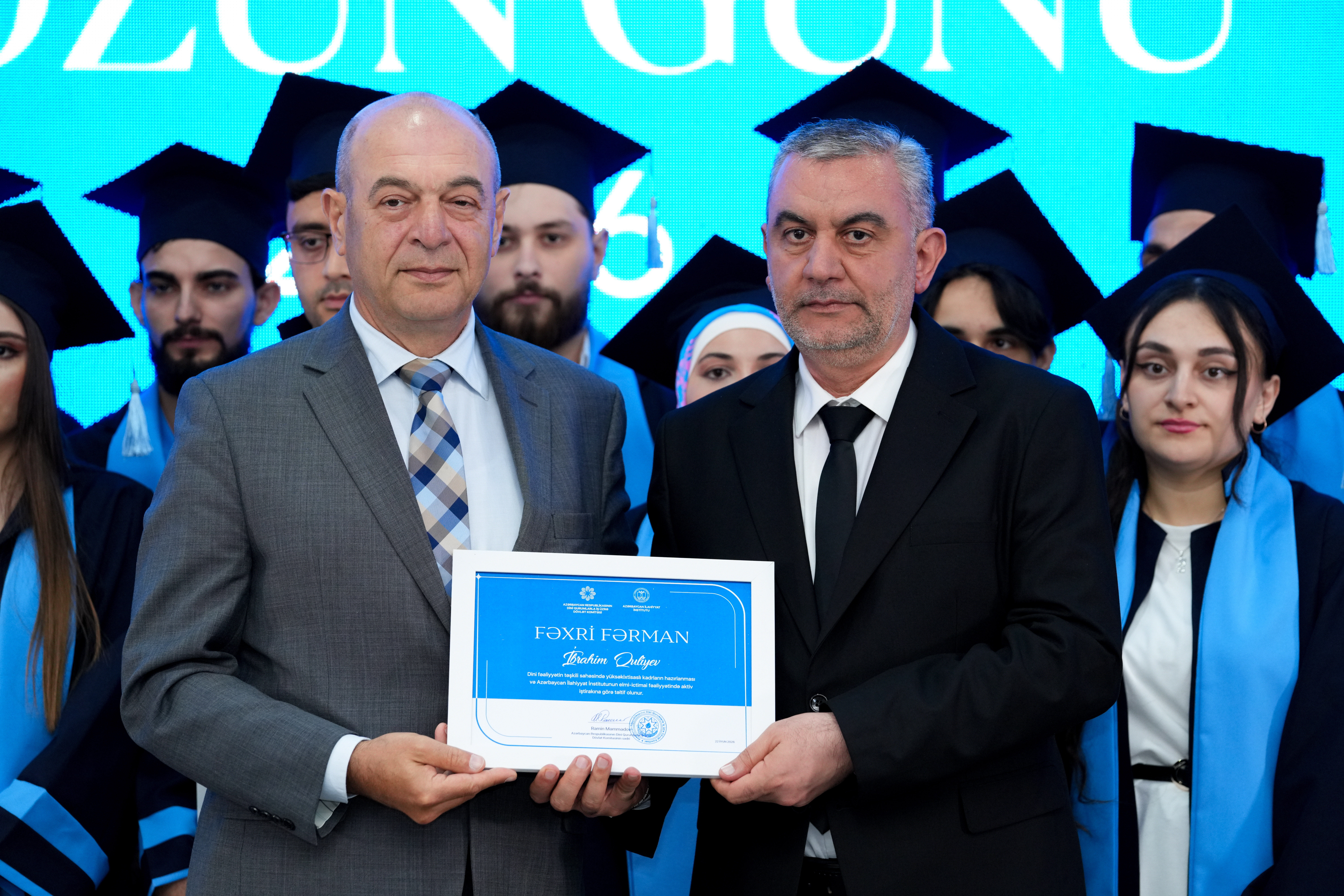 Azərbaycan İlahiyyat İnstitutu və Bakı İlahiyyat Kollecində "Məzun günü" keçirilib - Image 30