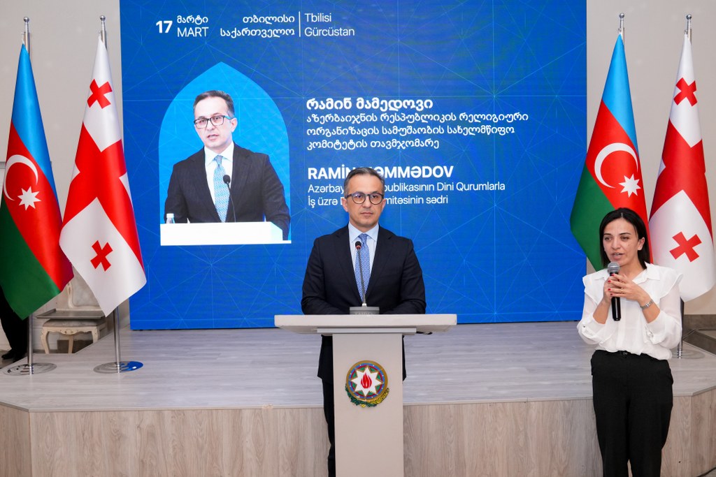 Dövlət Komitəsi Ramazan ayı ilə əlaqədar Gürcüstanın Rustavi şəhərində iftar mərasimi təşkil edib - Image 11