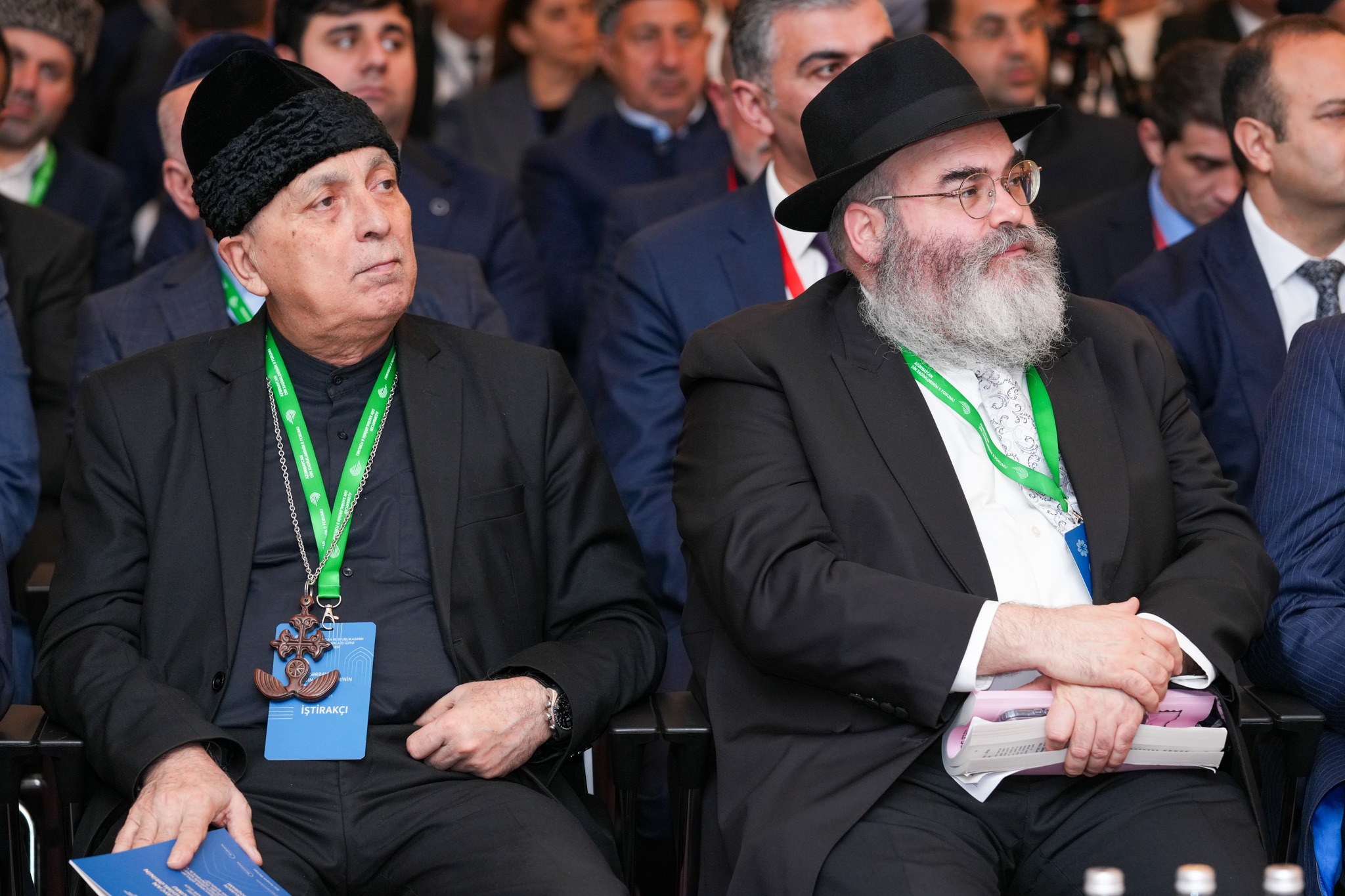 Bakıda “Azərbaycanda dövlət-din münasibətlərinin konstitusion prinsipləri: dünyəvilik və vicdan azadlığı” mövzusunda Azərbaycan Din Xadimlərinin II Forumu - Image 21