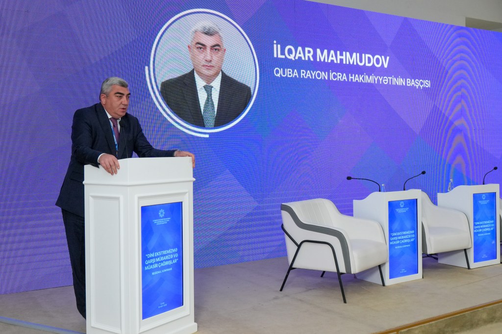 Qubada “Dini ekstremizmə qarşı mübarizə və müasir çağırışlar” mövzusunda regional konfrans keçirilir - Image 11