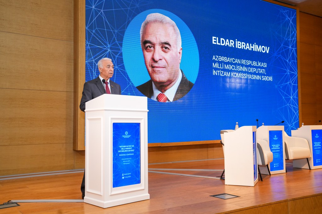 Qəbələdə “Heydər Əliyev və milli-mənəvi dəyərlərə qayıdış” mövzusunda regional konfrans keçirilir - Image 5