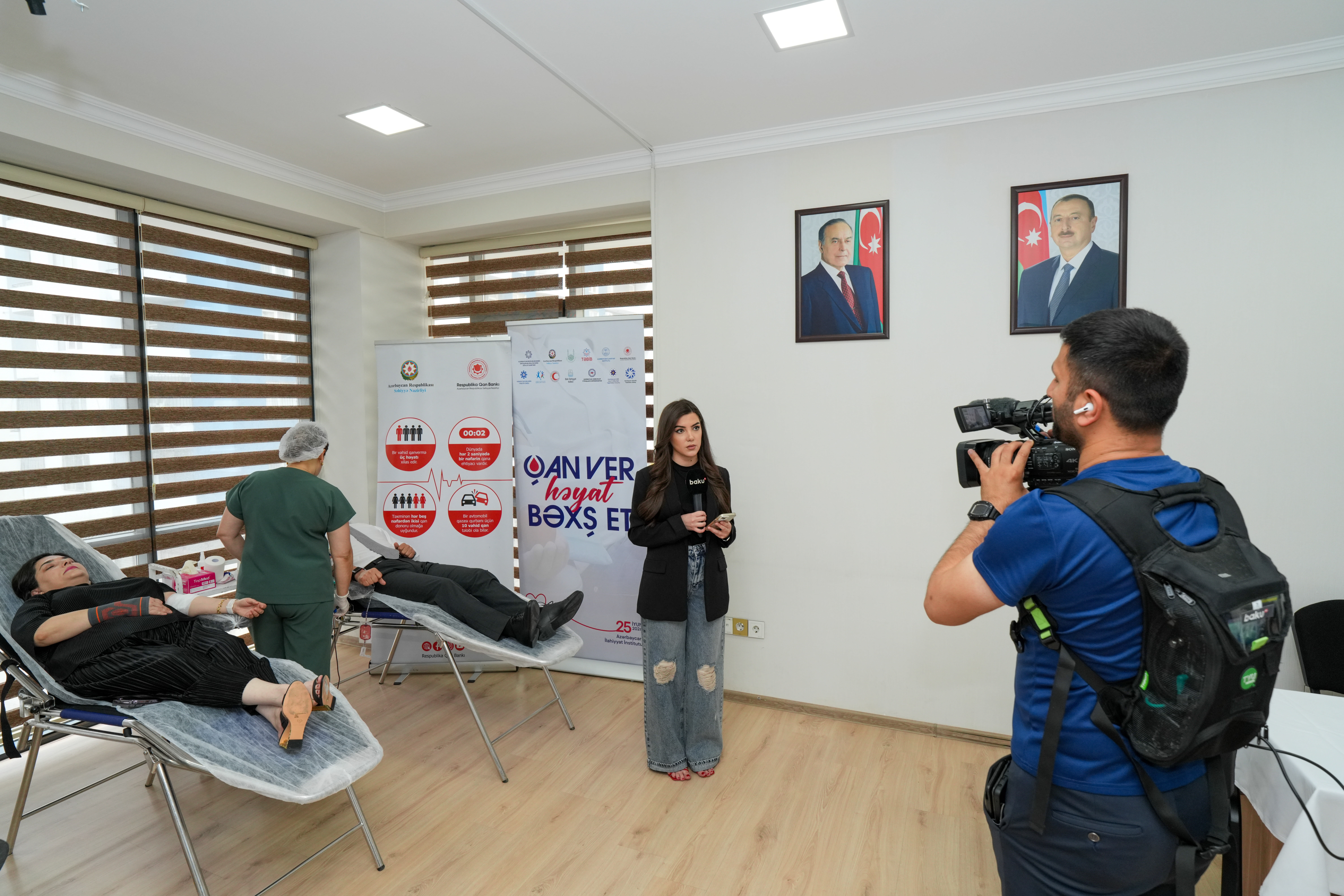 Azərbaycan İlahiyyat İnstitutunda Aşura günü ilə əlaqədar qanvermə aksiyası keçirilir - Image 5