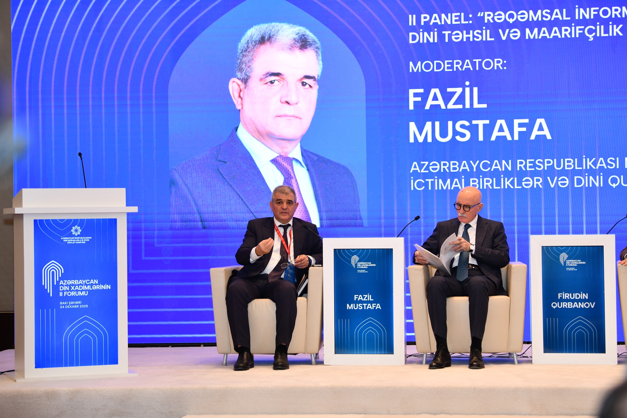 Azərbaycan Din Xadimlərinin II Forumu işini paralel panel müzakirələrlə davam etdirir - Image 15