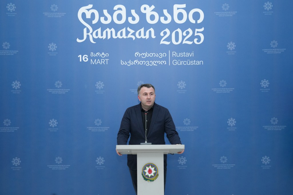 Dövlət Komitəsi Ramazan ayı ilə əlaqədar Gürcüstanın Rustavi şəhərində iftar mərasimi təşkil edib - Image 6