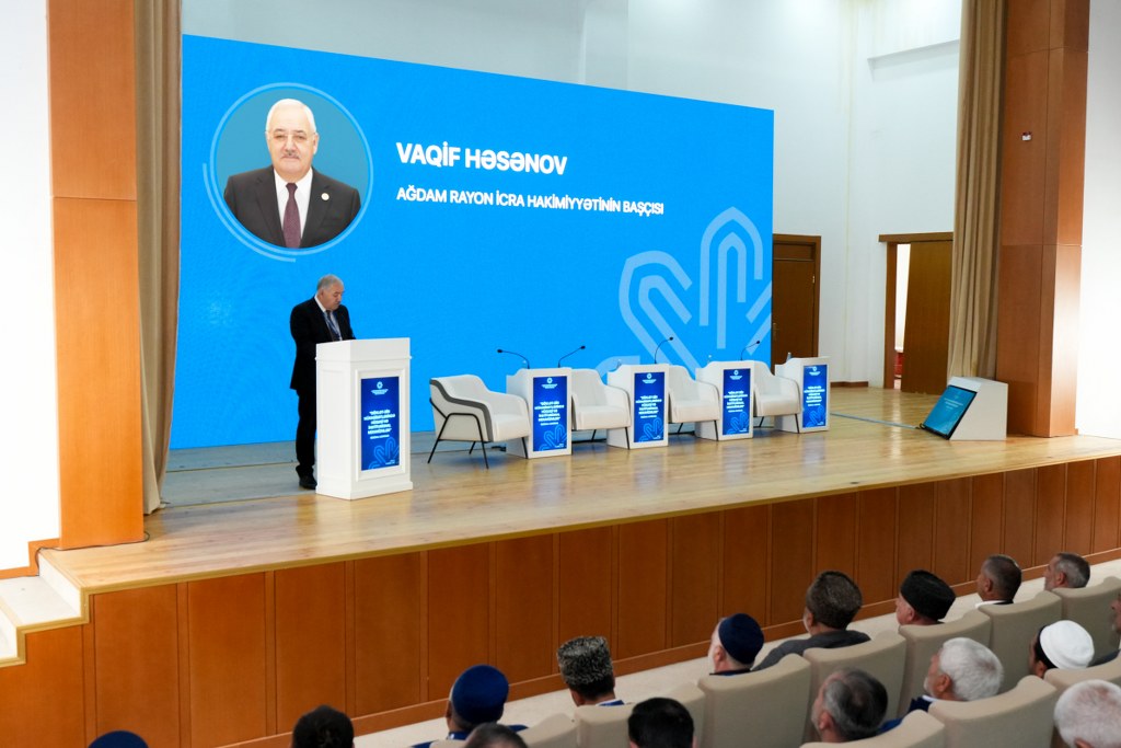 Ağdamda “Dövlət-din münasibətlərində hüquqi və institusional mexanizmlər” mövzusunda regional konfrans keçirilib - Image 14