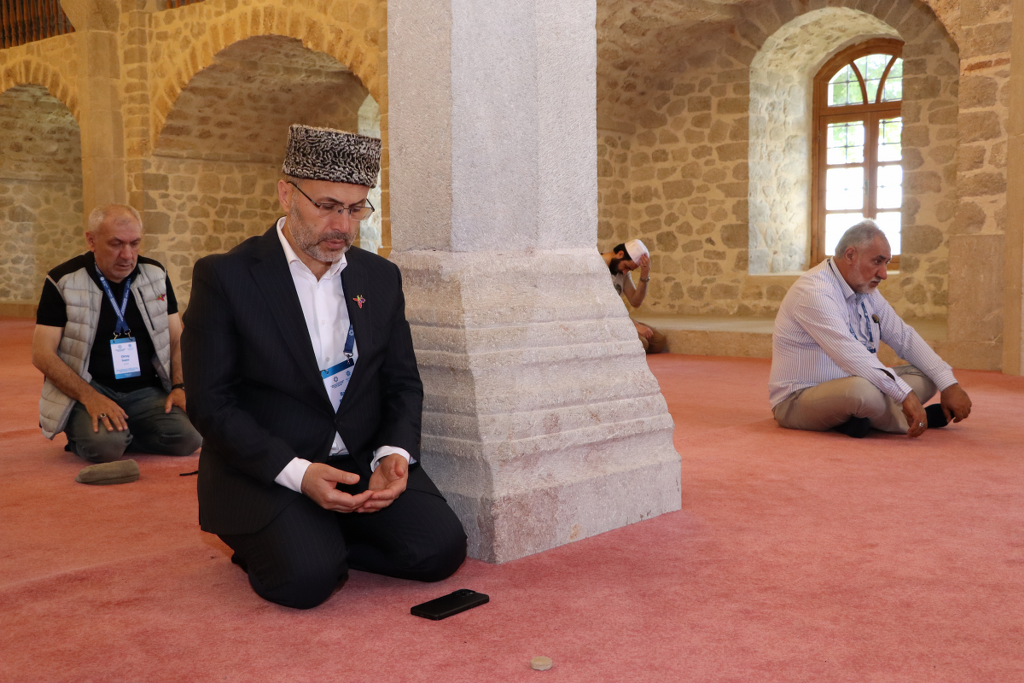 Türkiyə və Gürcüstandan olan din xadimlərindən ibarət nümayəndə heyəti Şuşaya səfər edib - Image 2