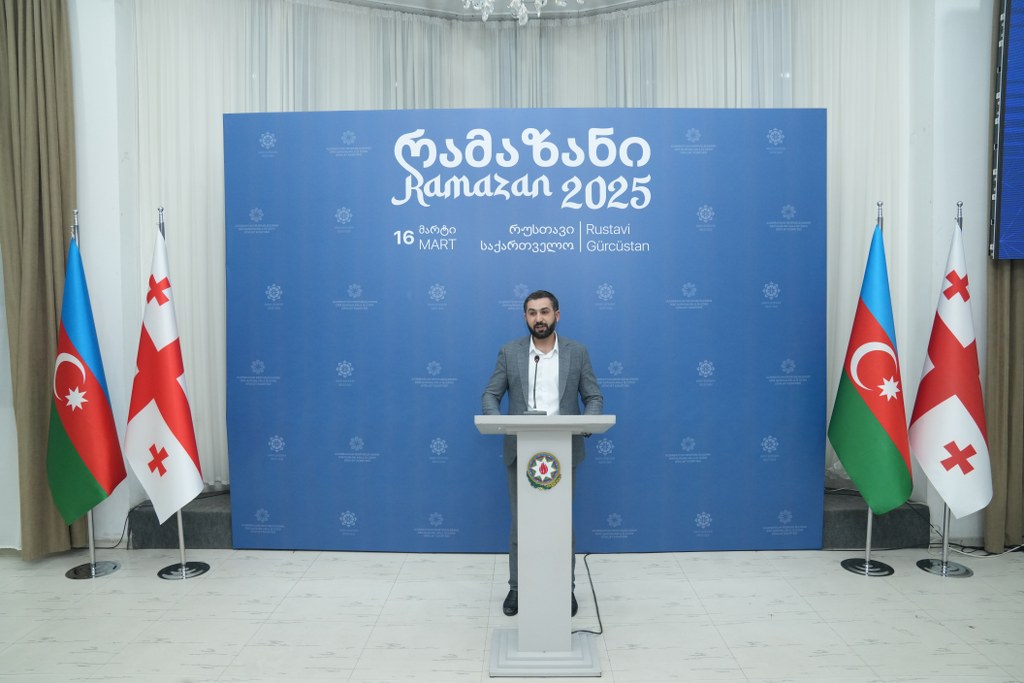 Dövlət Komitəsi Ramazan ayı ilə əlaqədar Gürcüstanın Rustavi şəhərində iftar mərasimi təşkil edib - Image 4