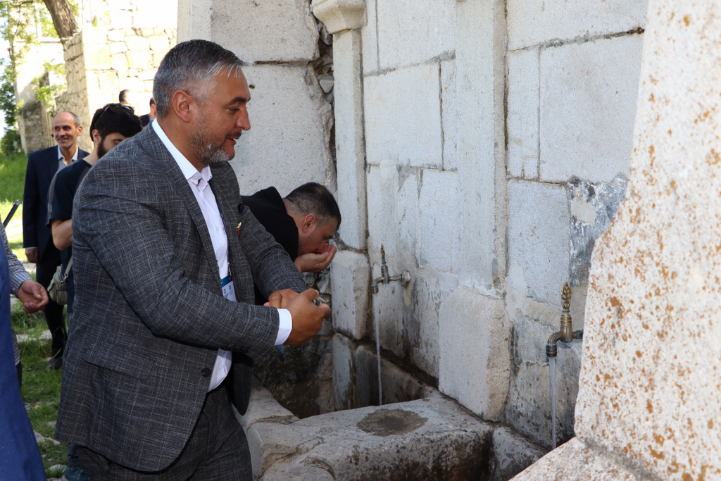 Türkiyə və Gürcüstandan olan din xadimlərindən ibarət nümayəndə heyəti Şuşaya səfər edib - Image 18