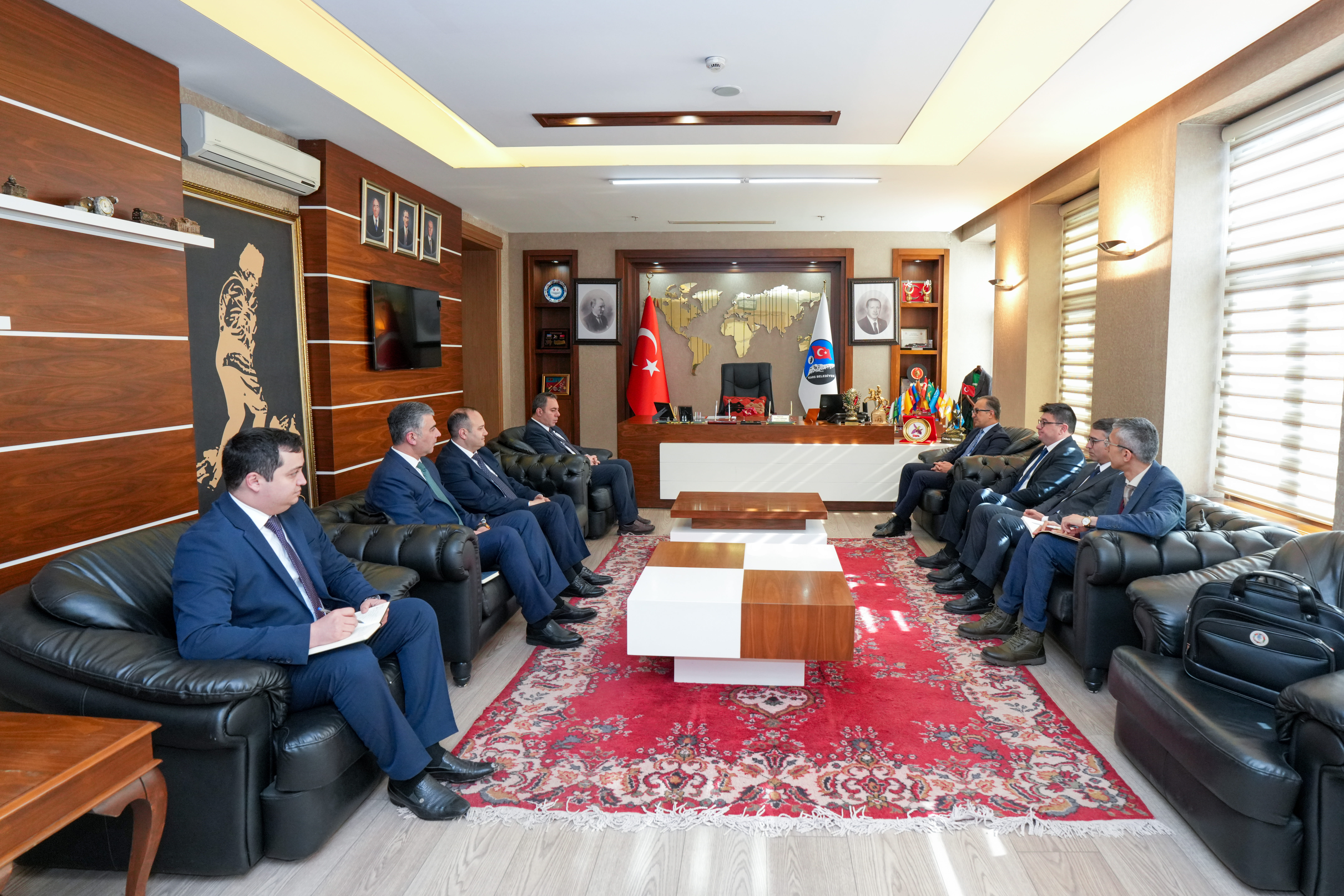 Azərbaycan nümayəndə heyəti Qars valiliyi və bələdiyyəsində görüşlər keçirib - Image 2