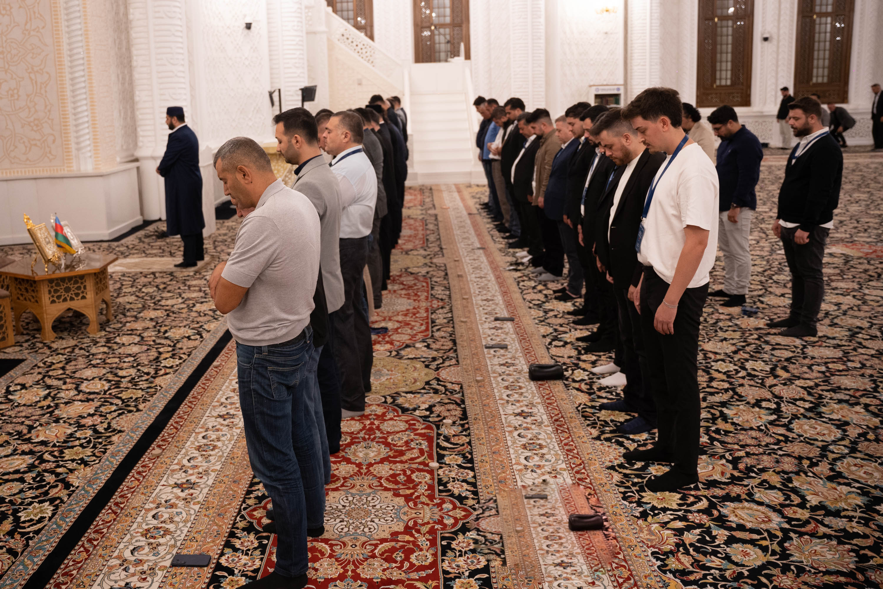 Azərbaycanlı din xadimlərindən ibarət nümayəndə heyəti Heydər və Bibiheybət məscidlərində olub - Image 5