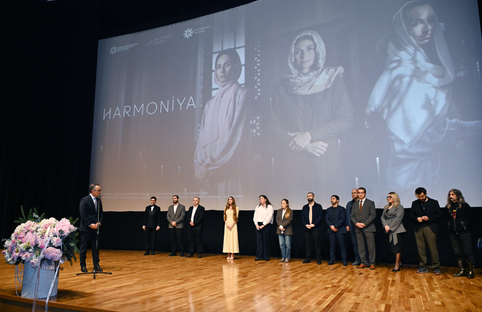 Arzu Əliyeva “Harmoniya” sənədli filminin təqdimatında iştirak edib - Image 13