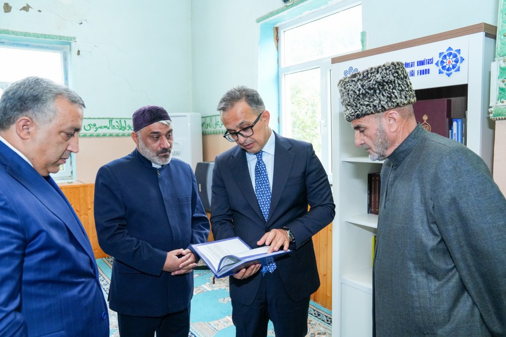 Dövlət Komitəsinin sədri Şabran rayonunda məscidlərin fəaliyyəti ilə tanış olub - Image 16