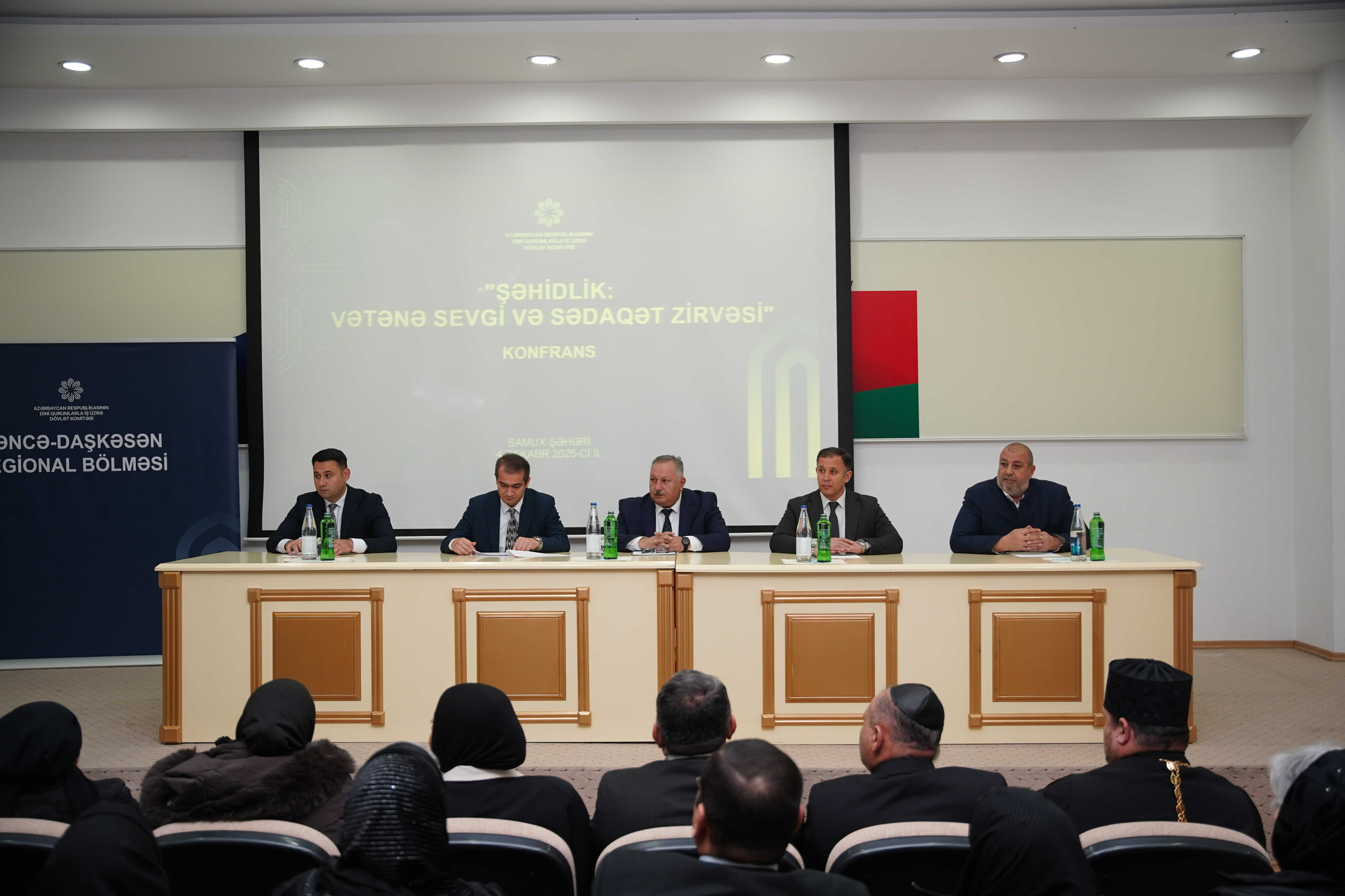 Samuxda “Şəhidlik: Vətənə sevgi və sədaqət zirvəsi” mövzusunda konfrans keçirilib - Image 15