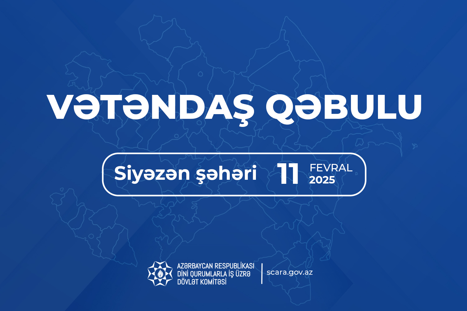 Dövlət Komitəsinin sədri Siyəzən şəhərində vətəndaşları qəbul edəcək