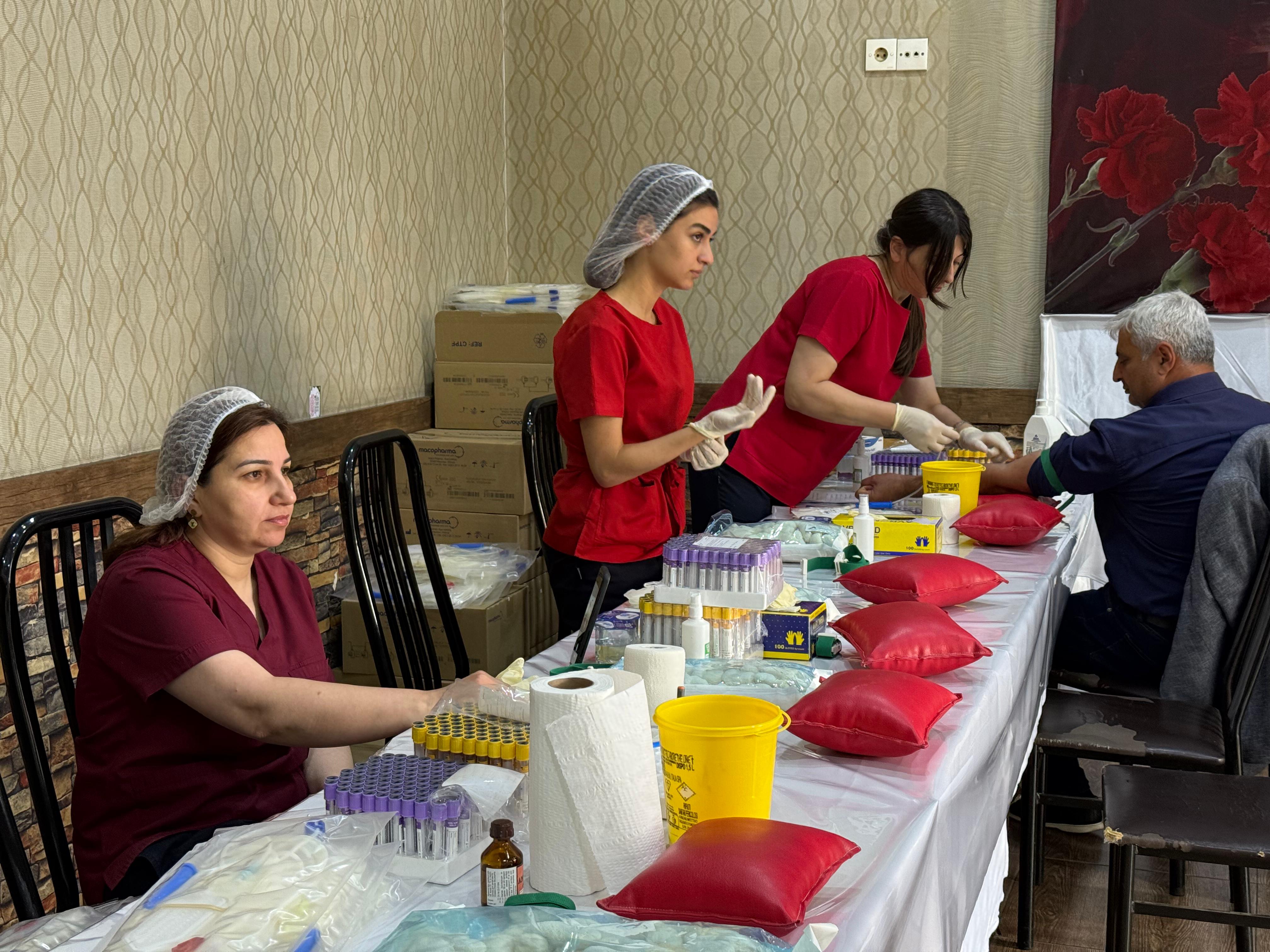 Aşura günü ilə əlaqədar paytaxt və bölgələrdə qanvermə aksiyaları keçirilir - Image 8