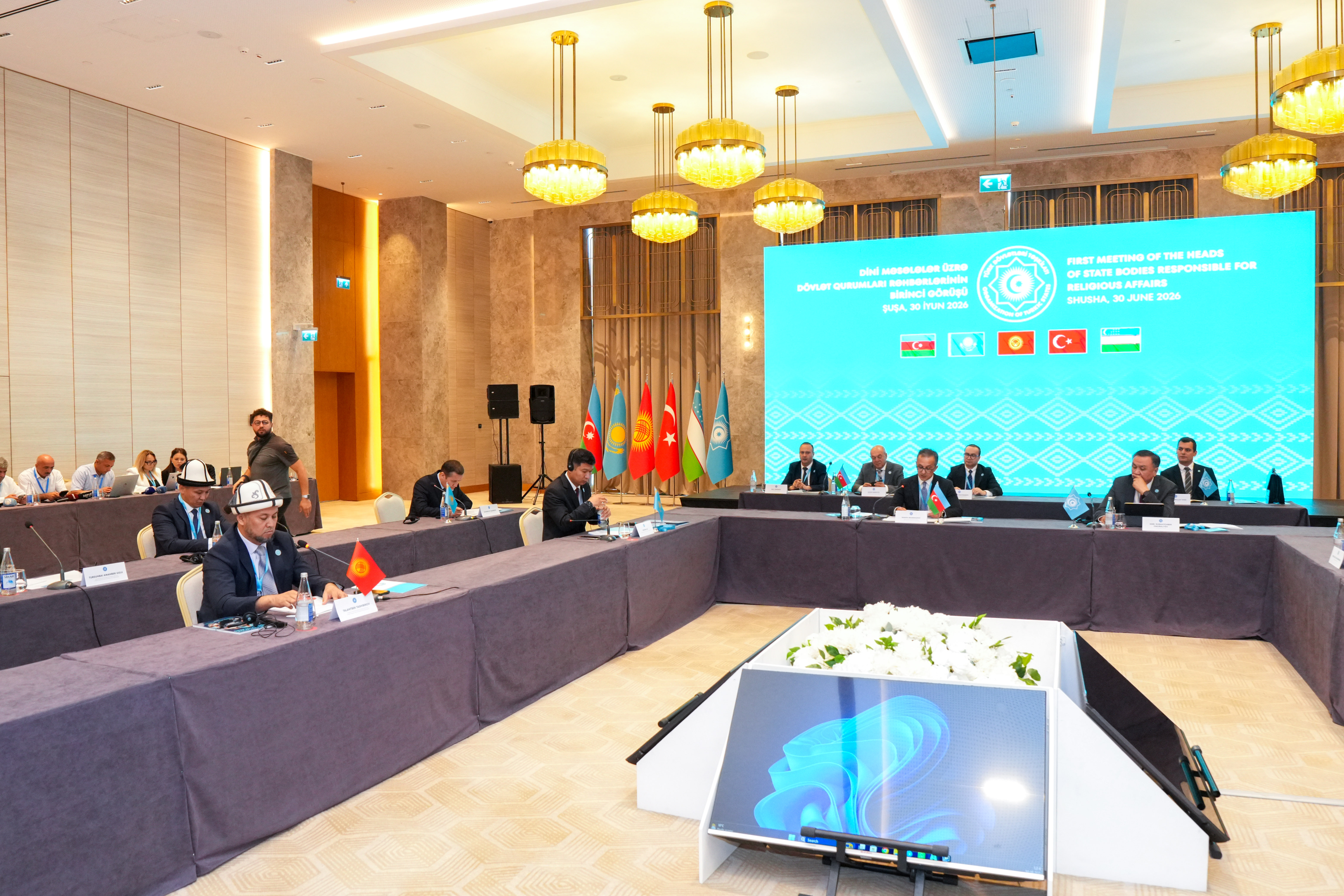 Şuşada Türk Dövlətləri Təşkilatına üzv ölkələrin dini məsələlər üzrə dövlət qurumları rəhbərlərinin ilk görüşü keçirilir - Image 13