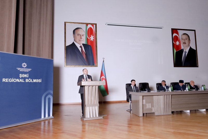 Şəkidə “Zəfər Günü və qəhrəmanlıq tariximiz” mövzusunda tədbir keçirilib - Image 5
