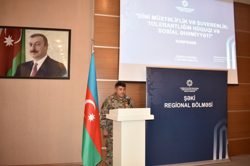 Qəbələdə “Dini müxtəliflik və suverenlik: tolerantlığın hüquqi və sosial əhəmiyyəti” mövzusunda konfrans keçirilib - Image 9