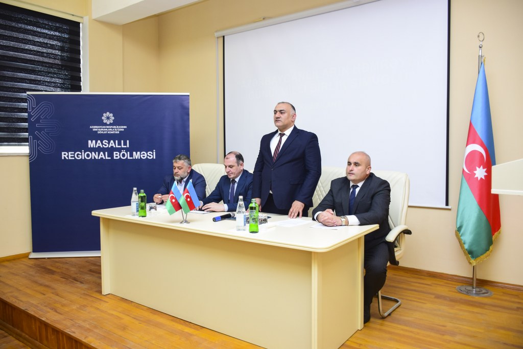 Masallıda “Azərbaycanlıların həmrəylik günü: milli birlik simvolu” mövzusunda konfrans keçirilib - Image 12