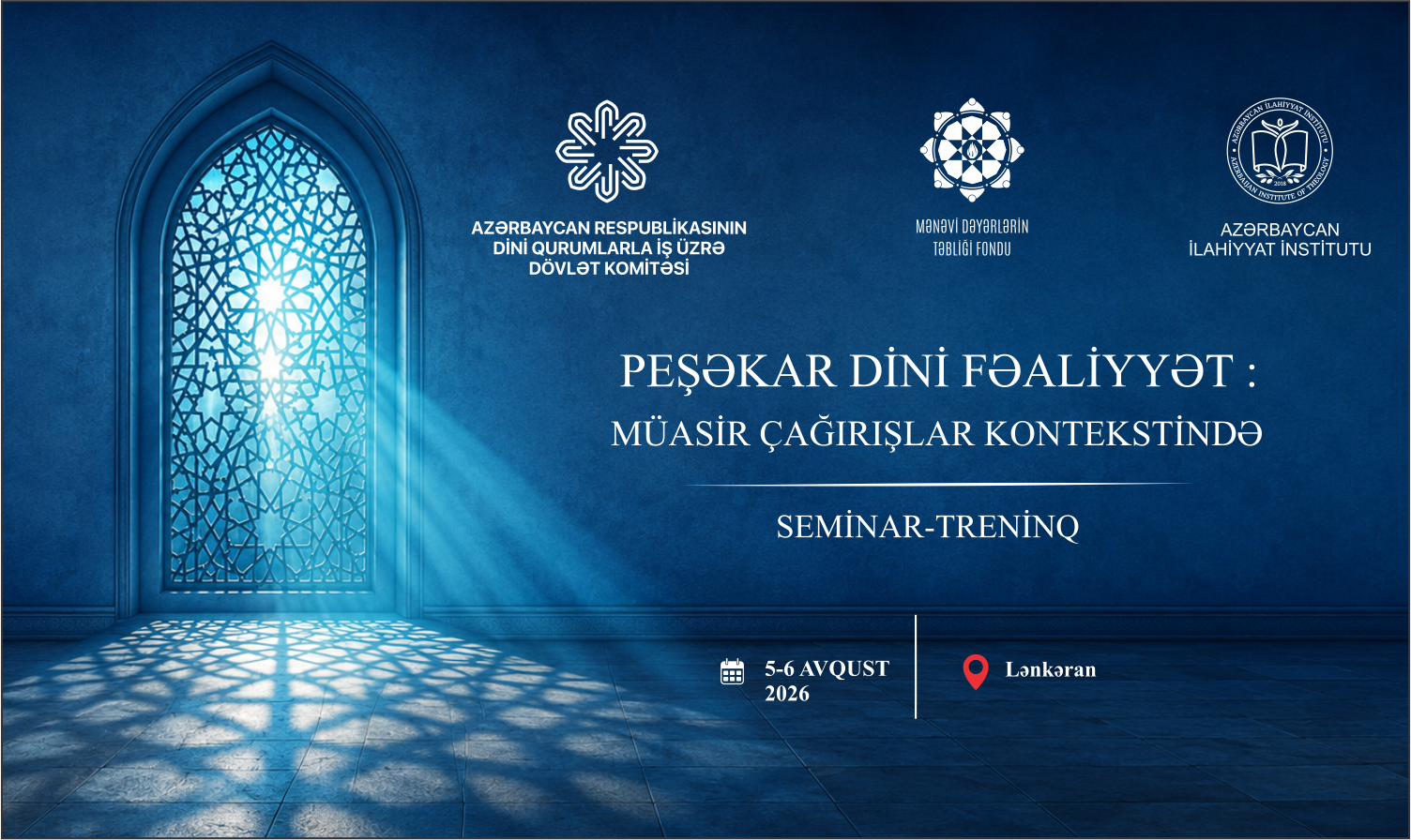 Lənkəranda din xadimləri üçün seminar-treninq keçiriləcək
