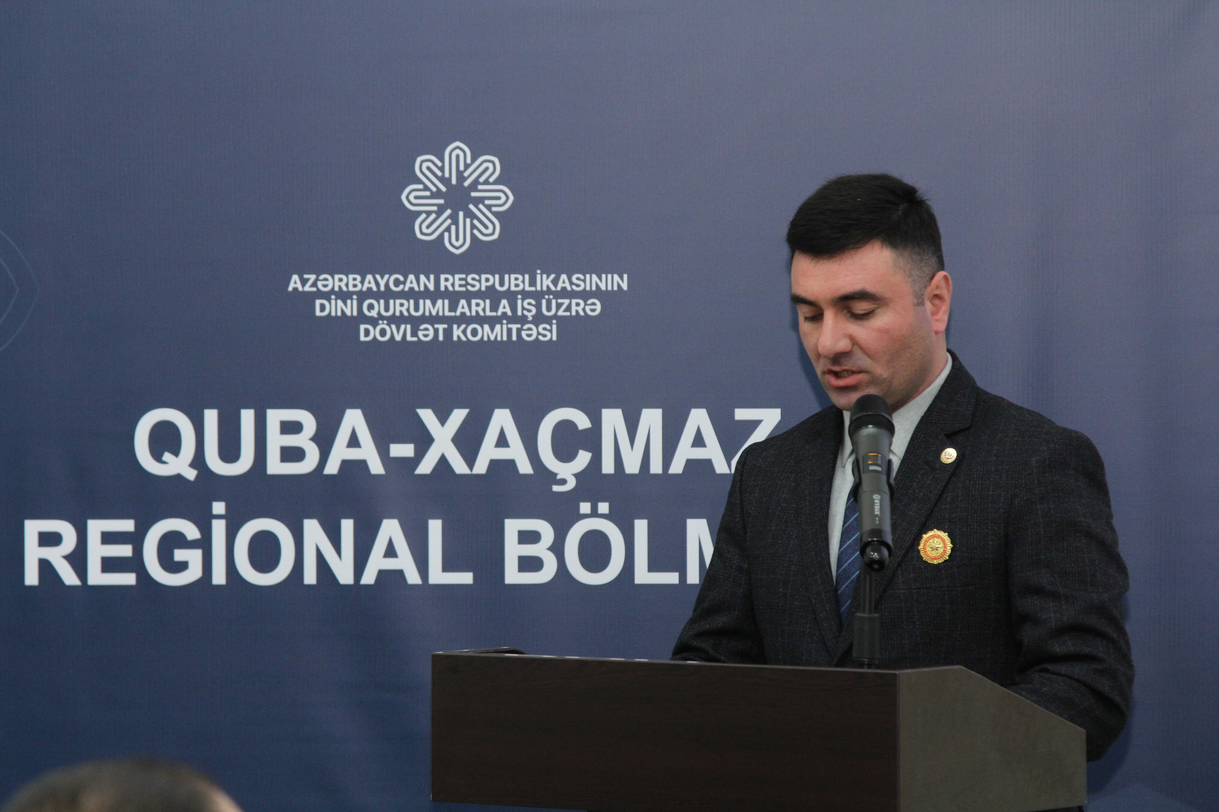 Qusarda “Ümummilli Lider Heydər Əliyev və milli-mənəvi dəyərlərimiz” mövzusunda konfrans keçirilib - Image 9