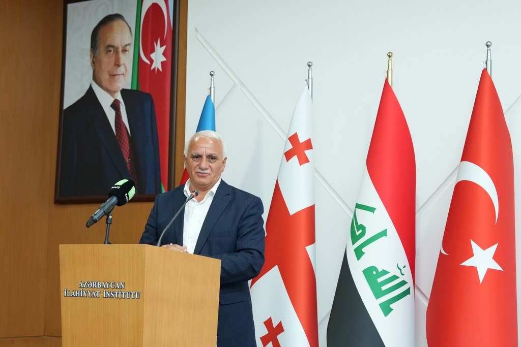 Azərbaycan İlahiyyat İnstitutunda din xadimlərindən ibarət nümayəndə heyəti ilə görüş keçirilib - Image 8
