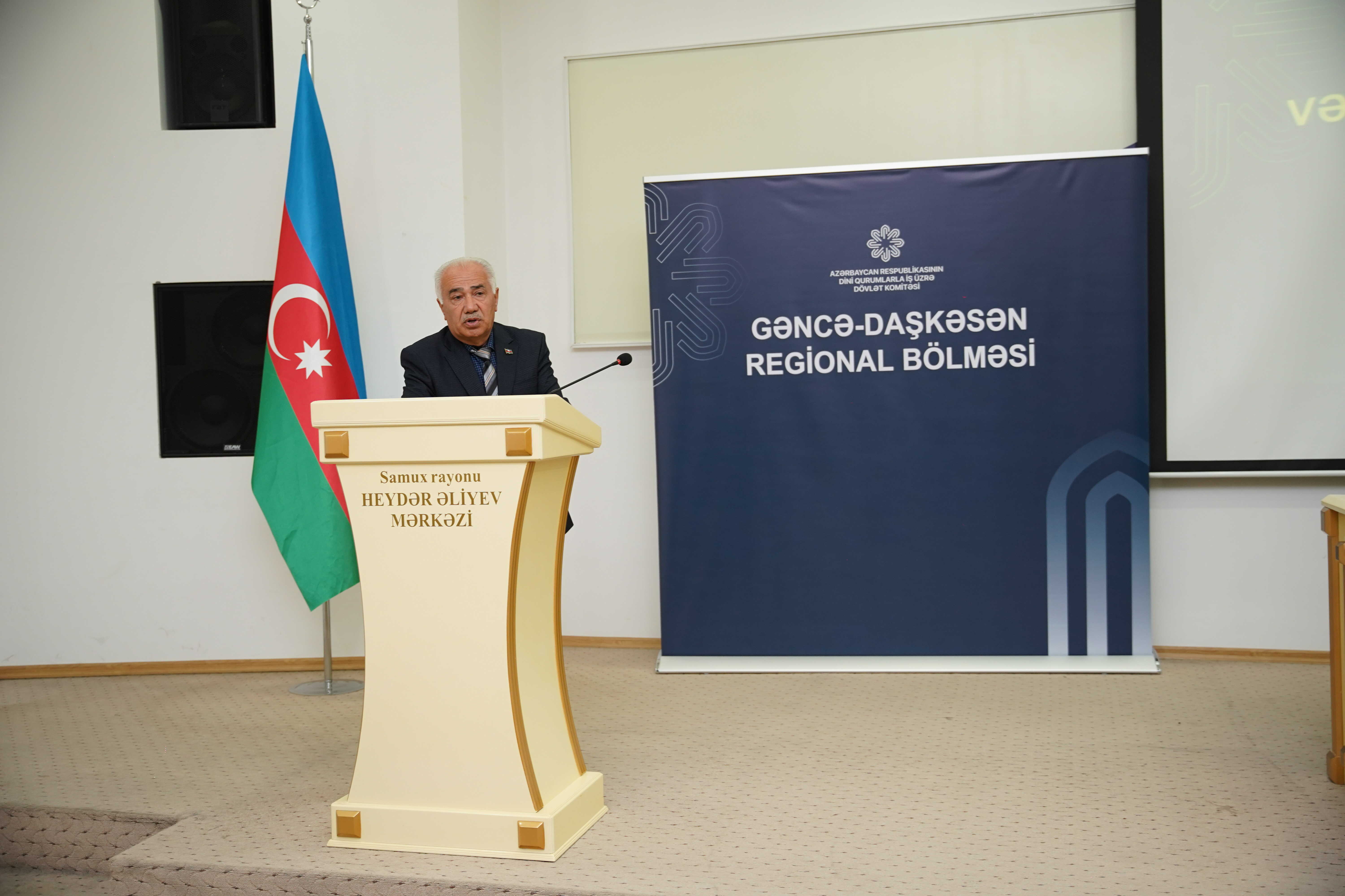 Samuxda “Şəhidlik: Vətənə sevgi və sədaqət zirvəsi” mövzusunda konfrans keçirilib - Image 12
