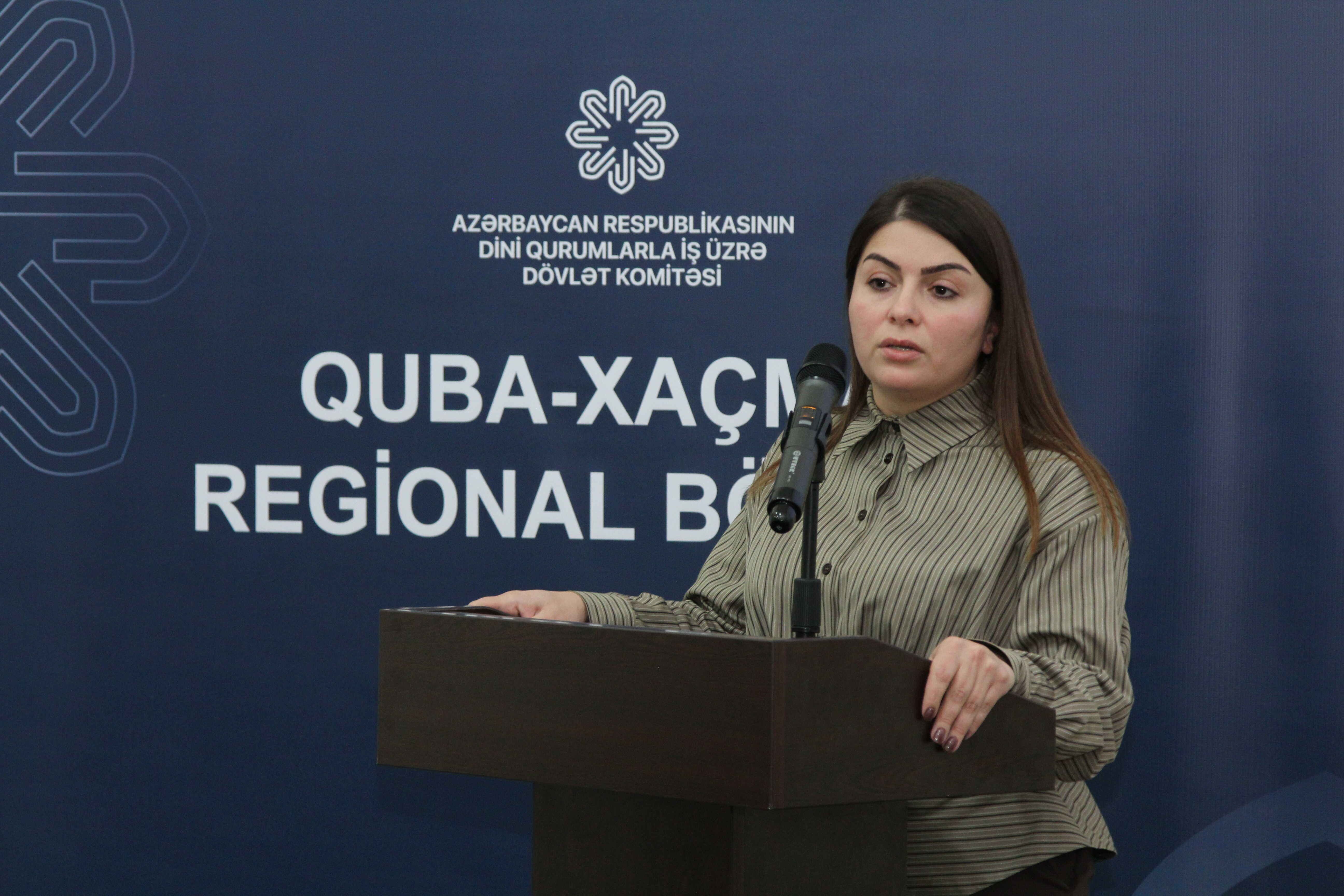 Qusarda “Ümummilli Lider Heydər Əliyev və milli-mənəvi dəyərlərimiz” mövzusunda konfrans keçirilib - Image 8