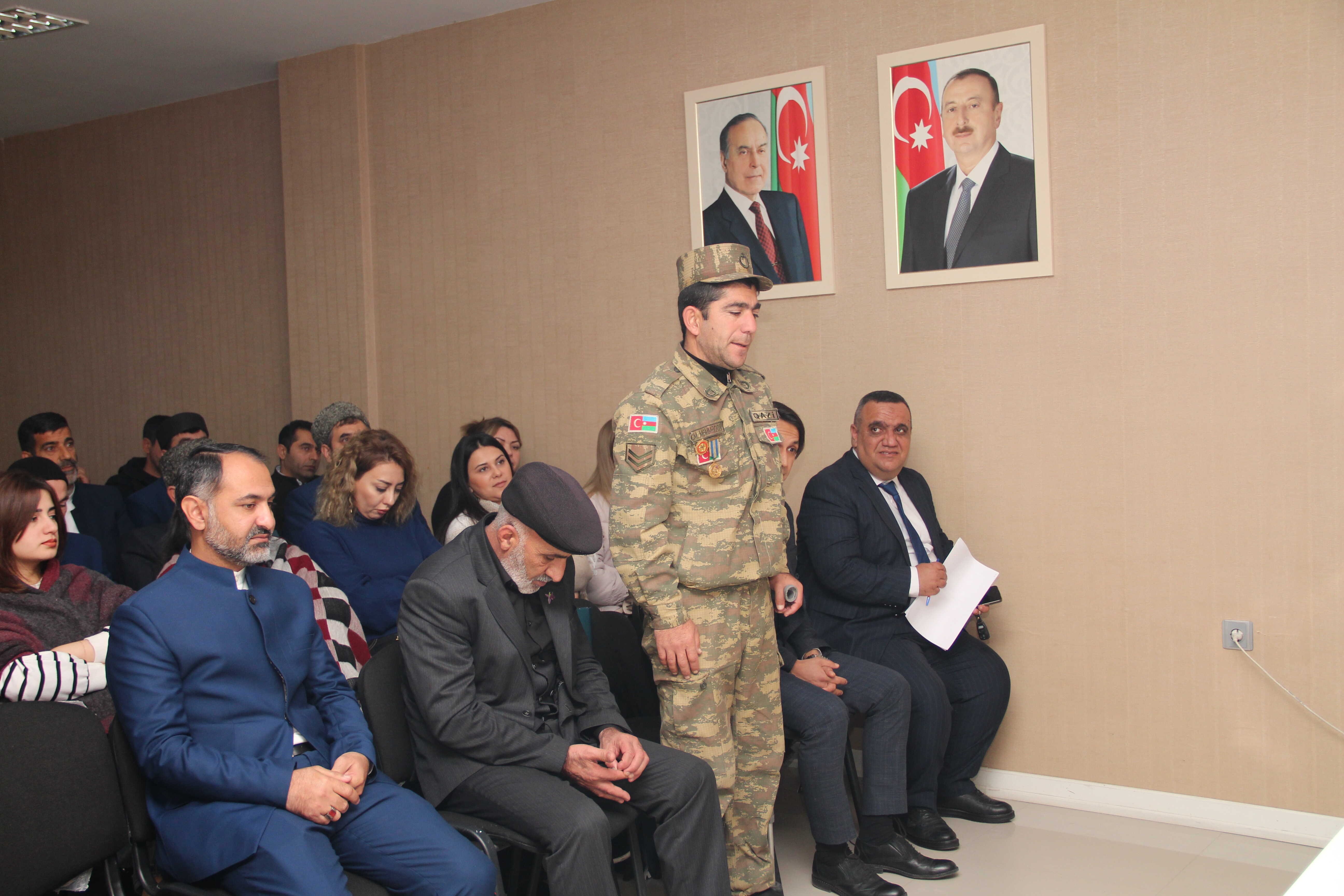 Ucar rayonunda “Vətənpərvərlik və milli–mənəvi dəyərlər” mövzusunda konfrans keçirilib - Image 14
