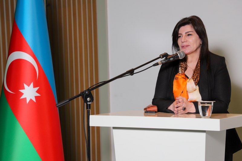 Qax rayonunda “44 günlük Vətən müharibəsində milli və dini həmrəyliyin zəfəri” mövzusunda konfrans keçirilib - Image 6