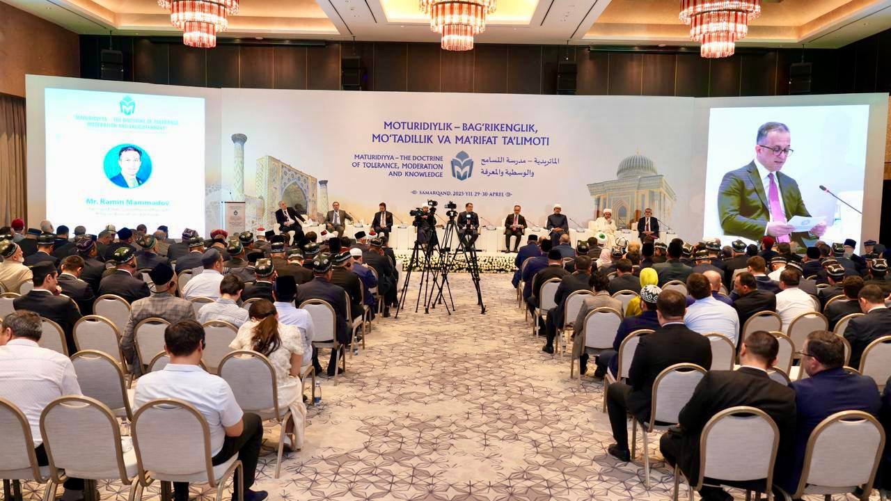 Komitə sədri Özbəkistanda keçirilən beynəlxalq konfransda çıxış edib - Image 8