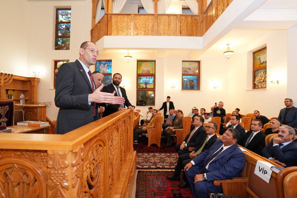 Dağ yəhudiləri sinaqoqunda Roş-Ha-Şana bayramı qeyd olunub - Image 6