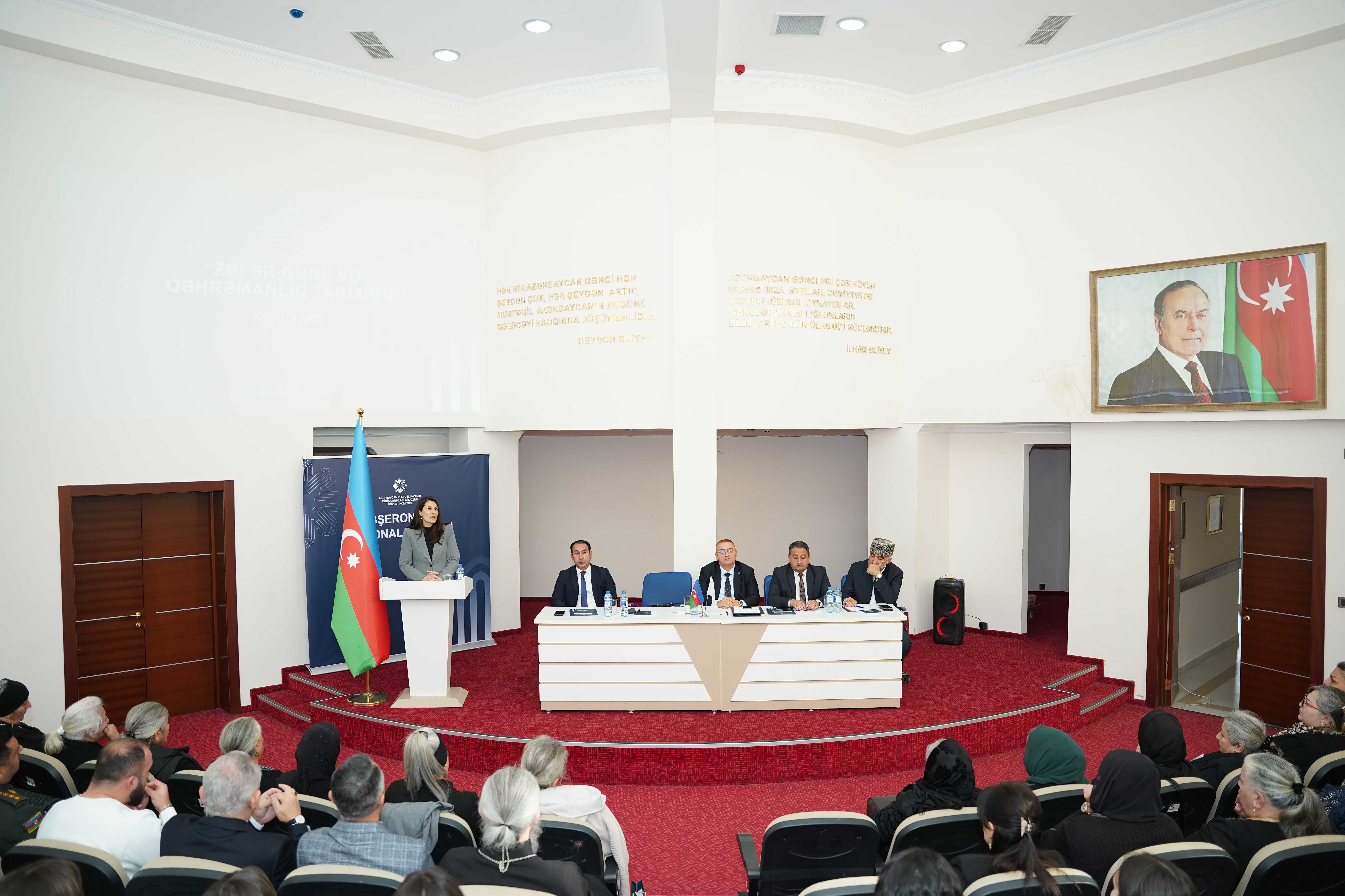 Sumqayıtda “Zəfər Günü və qəhrəmanlıq tariximiz” mövzusunda konfrans keçirilib