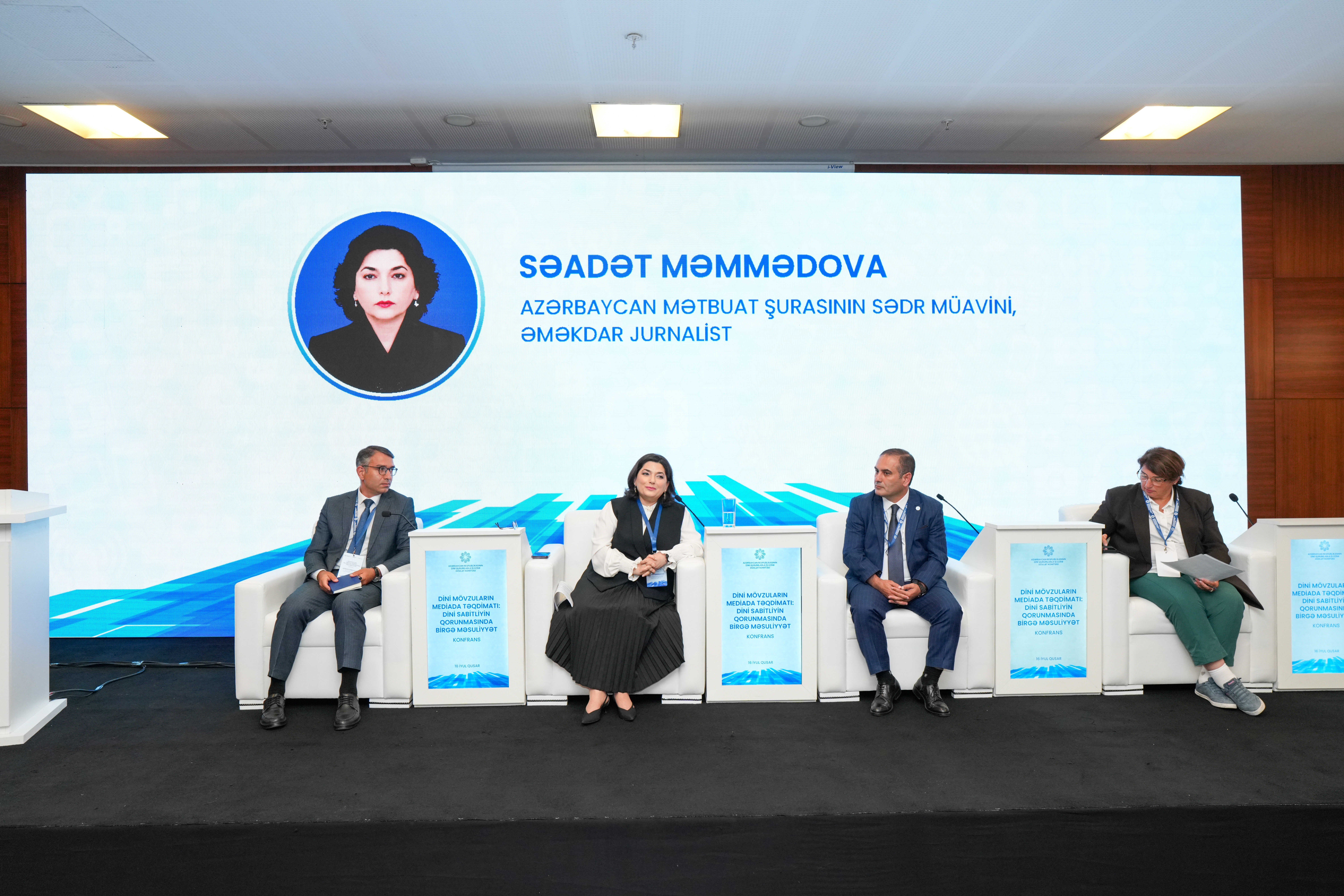 “Dini mövzuların mediada təqdimatı: dini sabitliyin qorunmasında birgə məsuliyyət” mövzusunda konfrans başa çatıb - Image 4