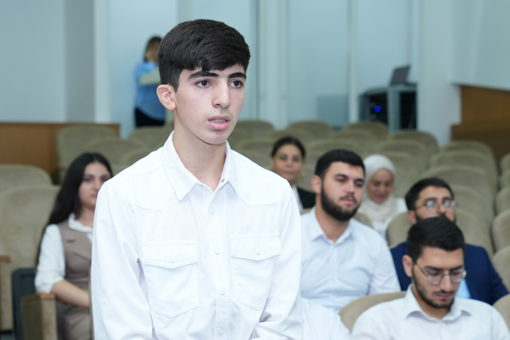 Azərbaycan İlahiyyat İnstitutuna qəbul olmuş tələbələrlə görüş keçirilib - Image 25