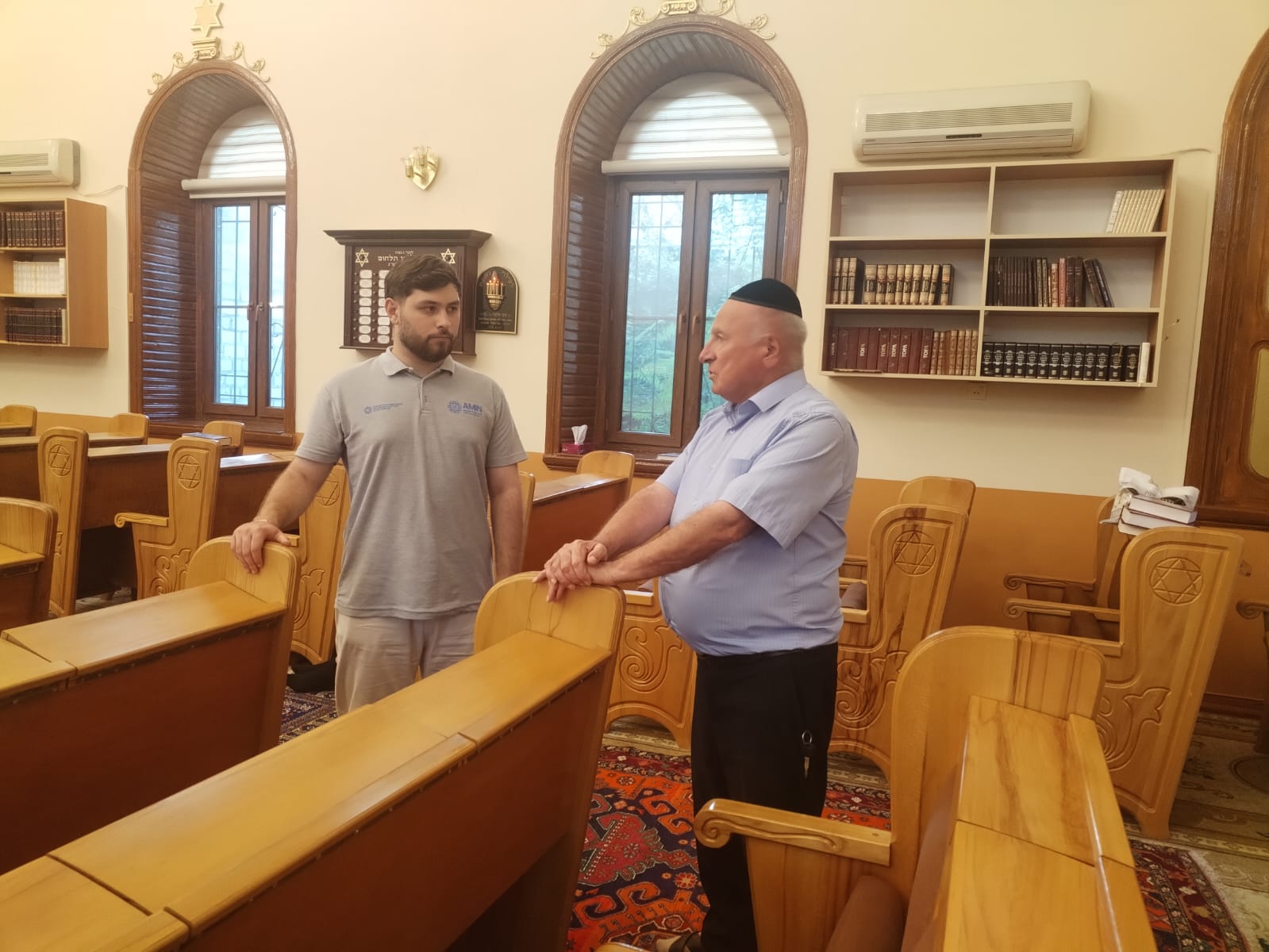 Dövlət Komitəsinin “AMİN” könüllüləri regional bölmə və dini ibadətgahlarda təcrübə keçiblər - Image 16