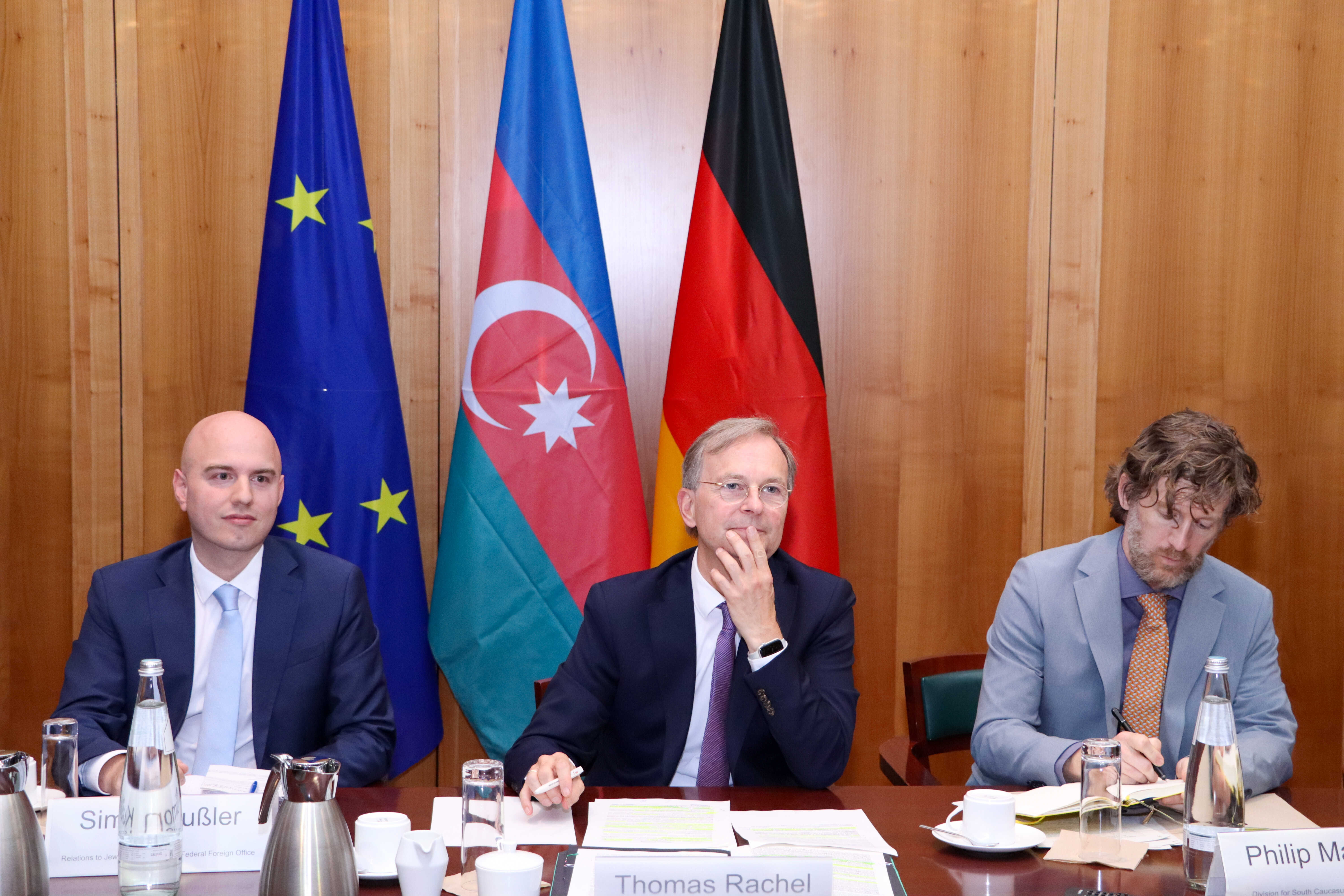 Komitə sədri Almaniya Federal Hökumətinin Dini Azadlıq üzrə Komissarı ilə görüşüb - Image 10