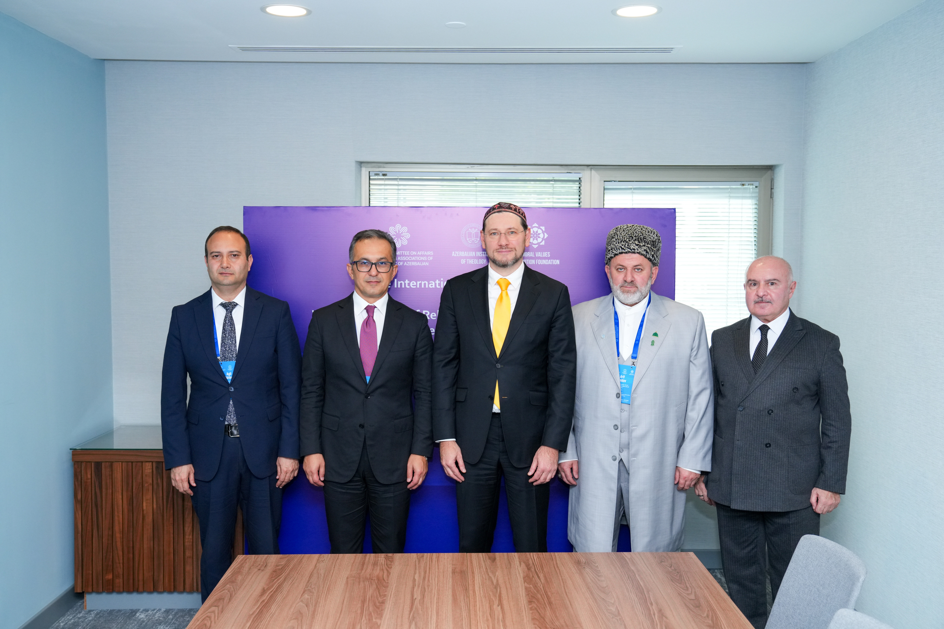 Dövlət Komitəsinin sədri beynəlxalq simpozium çərçivəsində bir sıra görüşlər keçirib - Image 10
