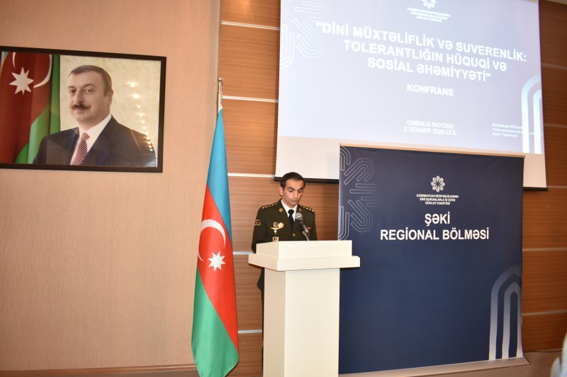Qəbələdə “Dini müxtəliflik və suverenlik: tolerantlığın hüquqi və sosial əhəmiyyəti” mövzusunda konfrans keçirilib - Image 8