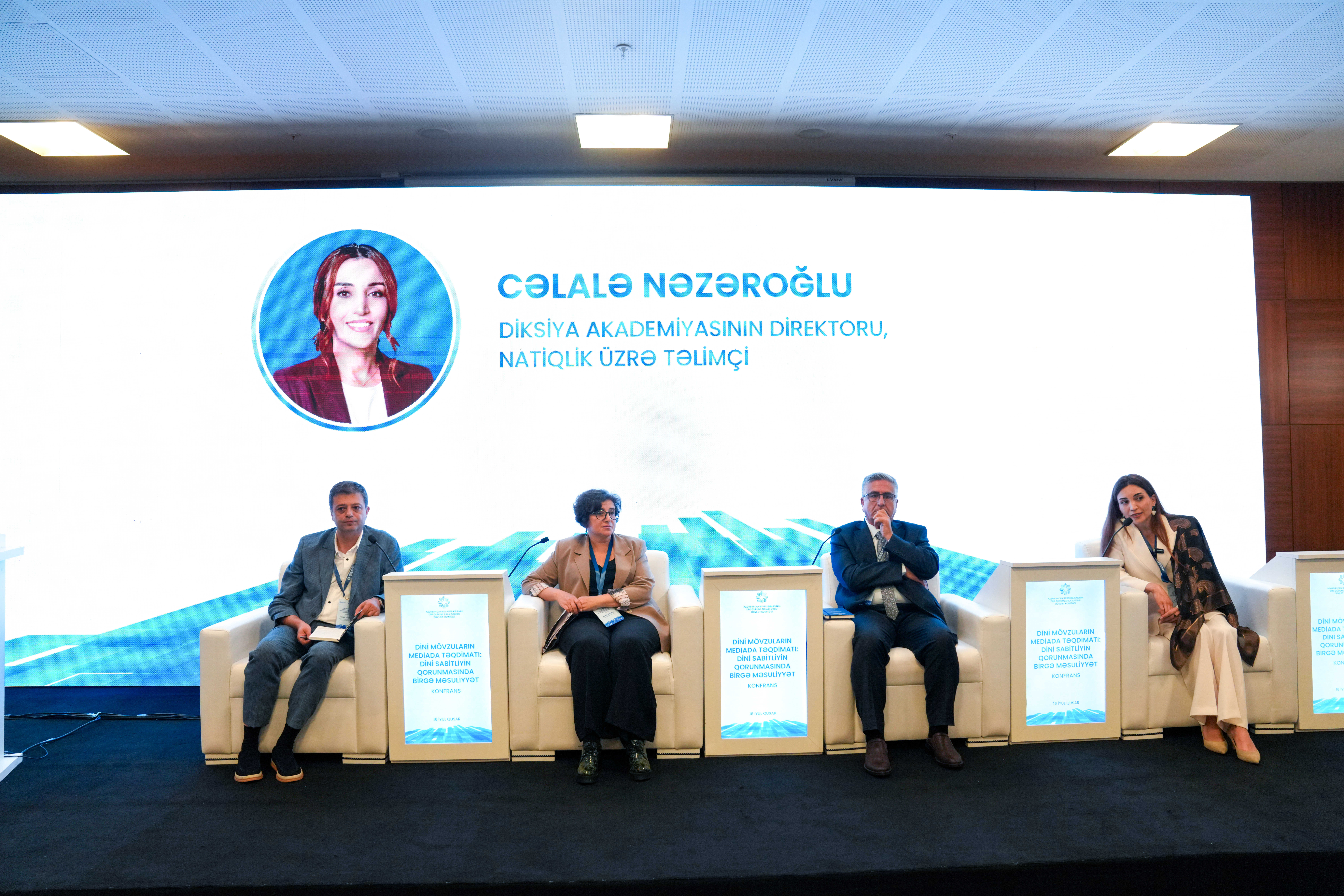 “Dini mövzuların mediada təqdimatı: dini sabitliyin qorunmasında birgə məsuliyyət” mövzusunda konfrans başa çatıb - Image 21